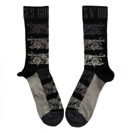 Guns N Roses - Monochrome Pistols - Black Socks