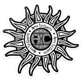 Alice In Chains - Sun Logo B/W  - 5