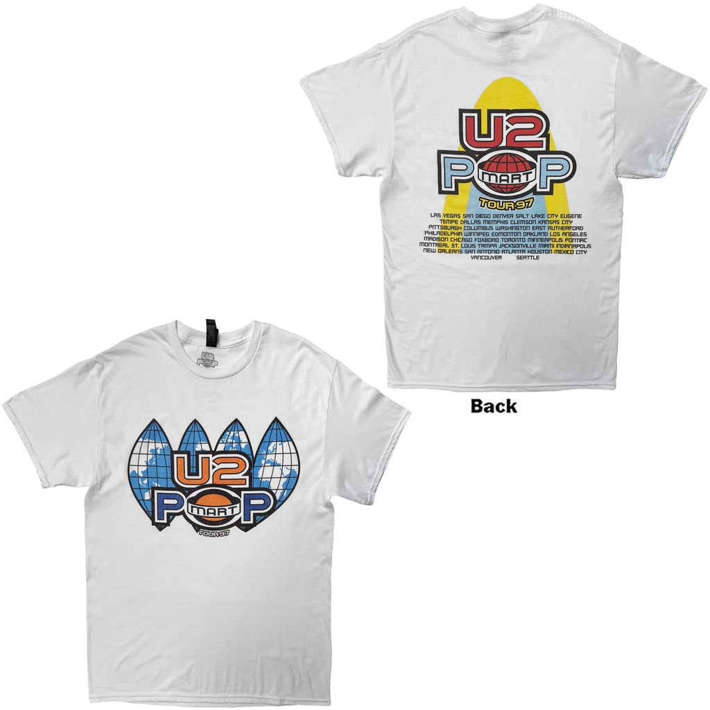 U2 - Popmart US Tour '97 - White t-shirt