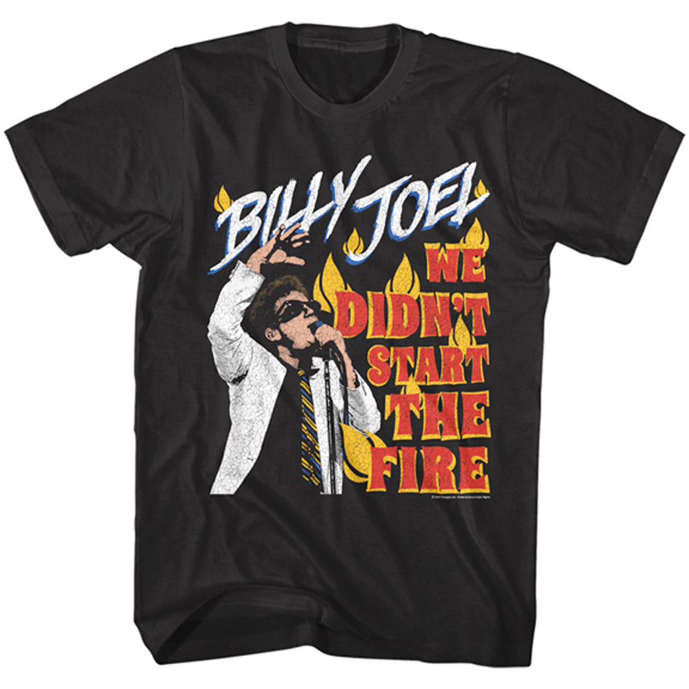 Billy Joel - We Didn't Start The Fire - Black t-shirt