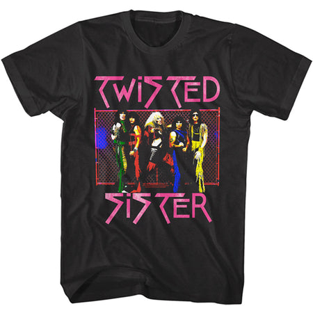 Twisted Sister - Fence Photo - Black t-shirt