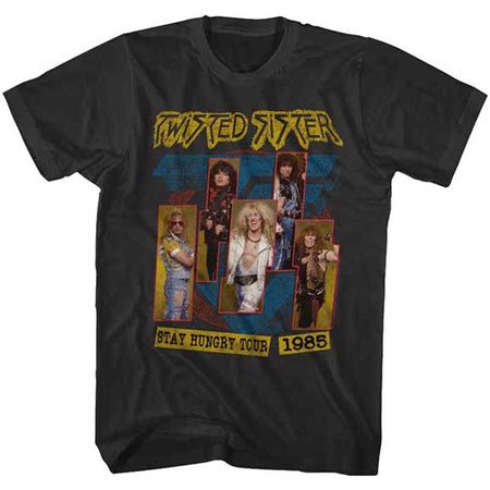 Twisted Sister - Stay Hungry Tour-1985 - Black t-shirt