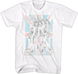 Def Leppard  - Pyromania Flag - White t-shirt