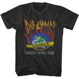 Def Leppard  - Hysteria World Tour - Black t-shirt