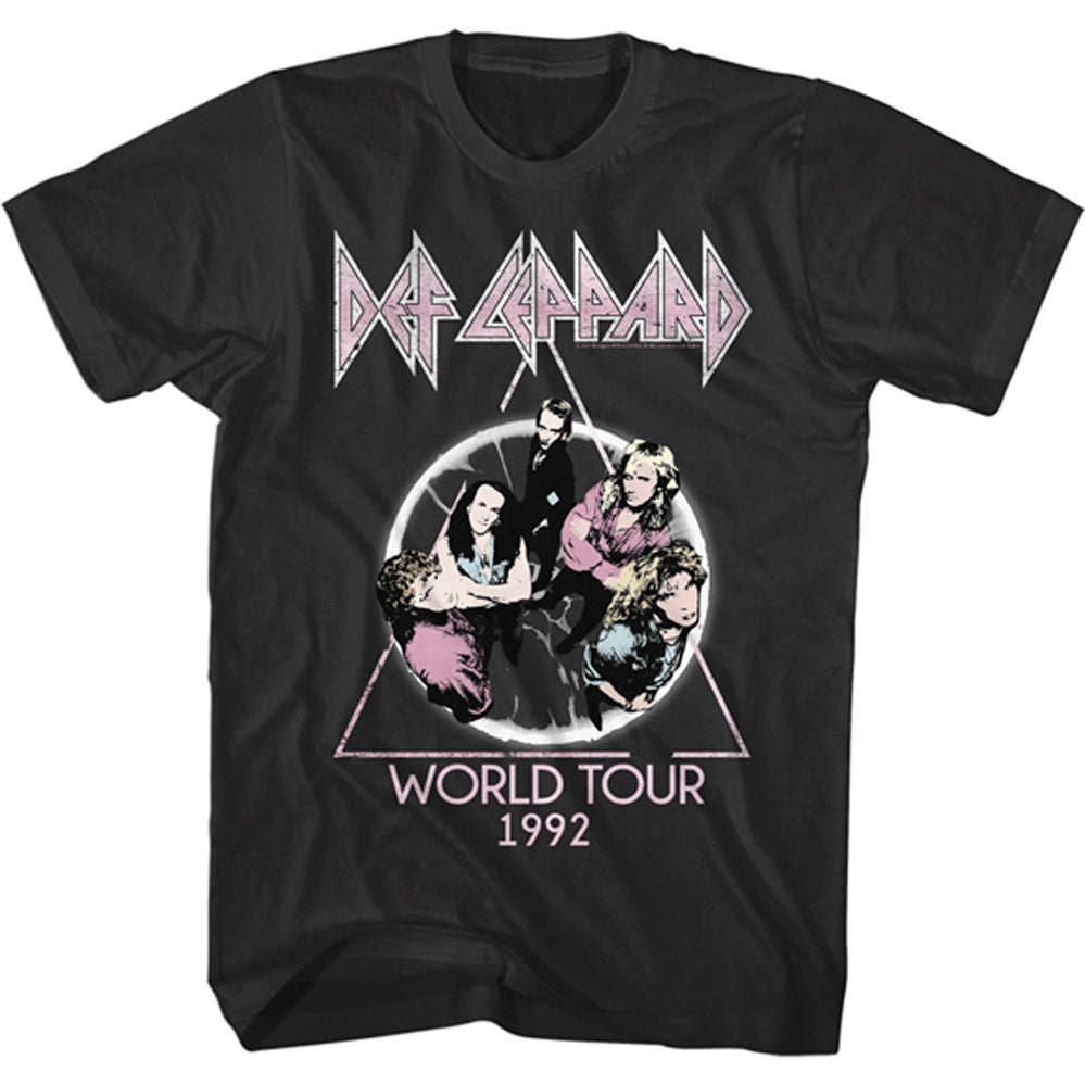 Def Leppard  - Adrenalize 1992 World Tour - Black t-shirt