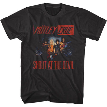 Motley Crue - Shout At The Devil Band Photo - Black t-shirt