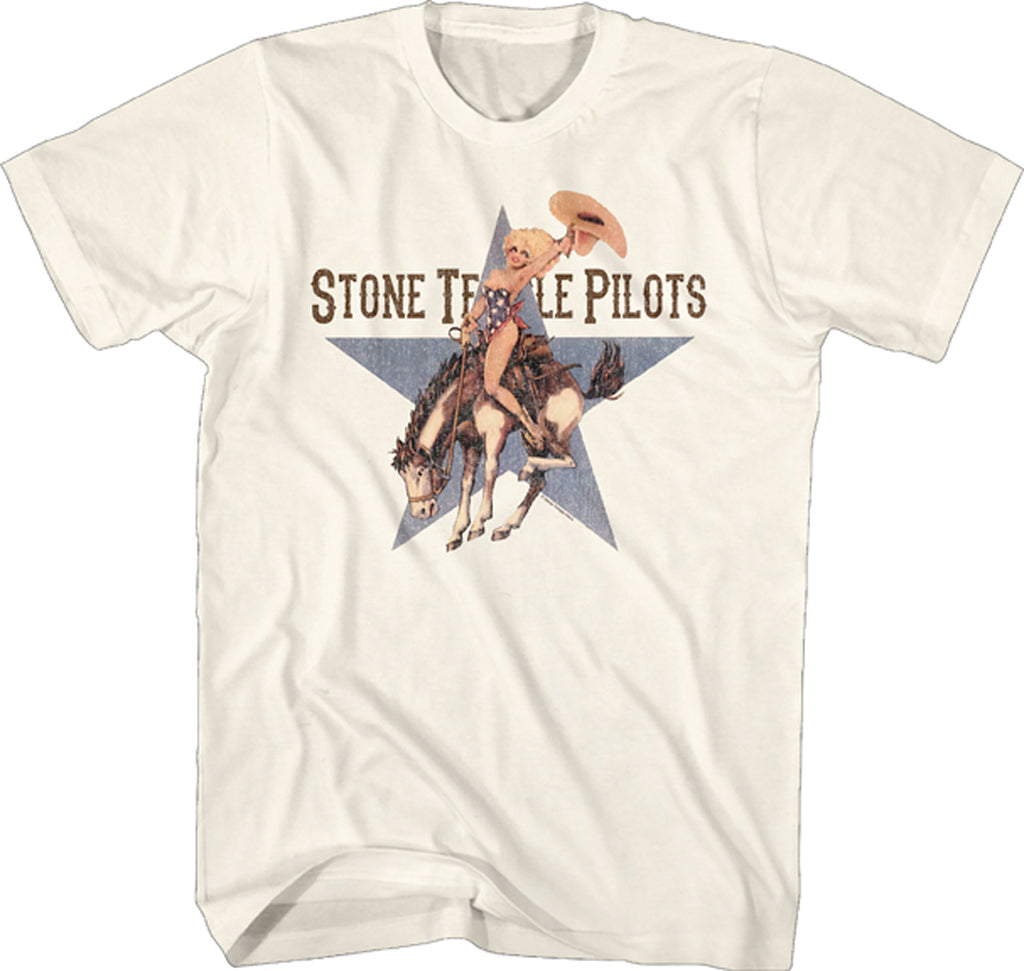 Stone Temple Pilots - Riding Bronco - Natural t-shirt