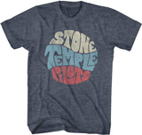 Stone Temple Pilots - Circular Text - Navy Heather t-shirt