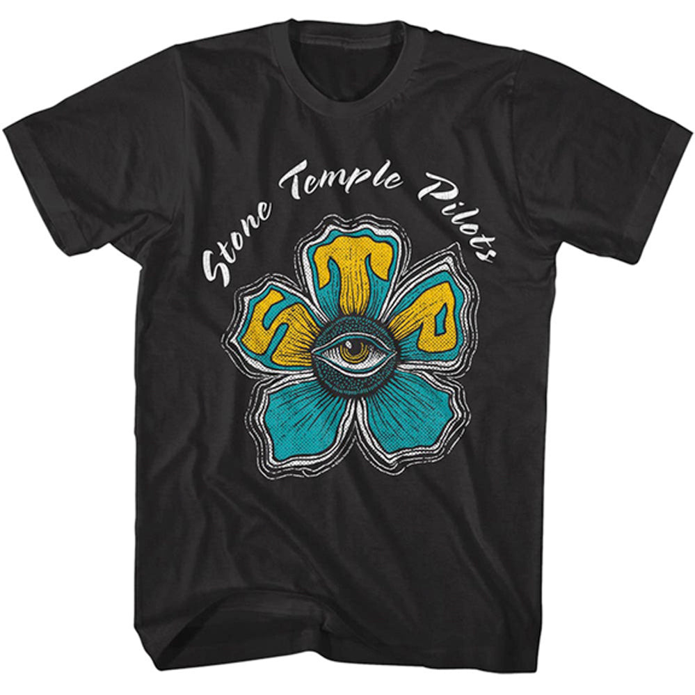 Stone Temple Pilots - Eye Flower - Black t-shirt