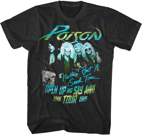 Poison-1999 Tour-Black t-shirt
