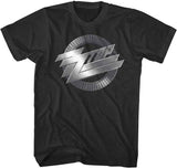 ZZ Top Metal Logo Black Lightweight t-shirt