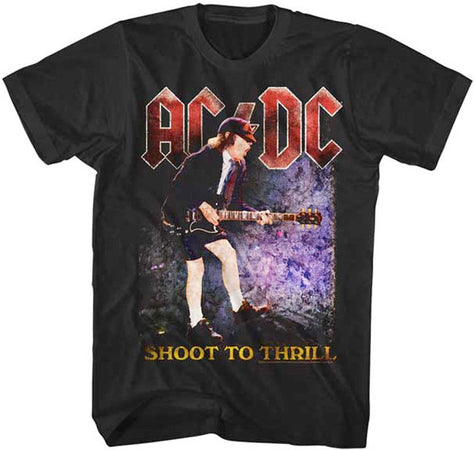 AC/DC Shoot To Thrill-Black Lightweight t-shirt