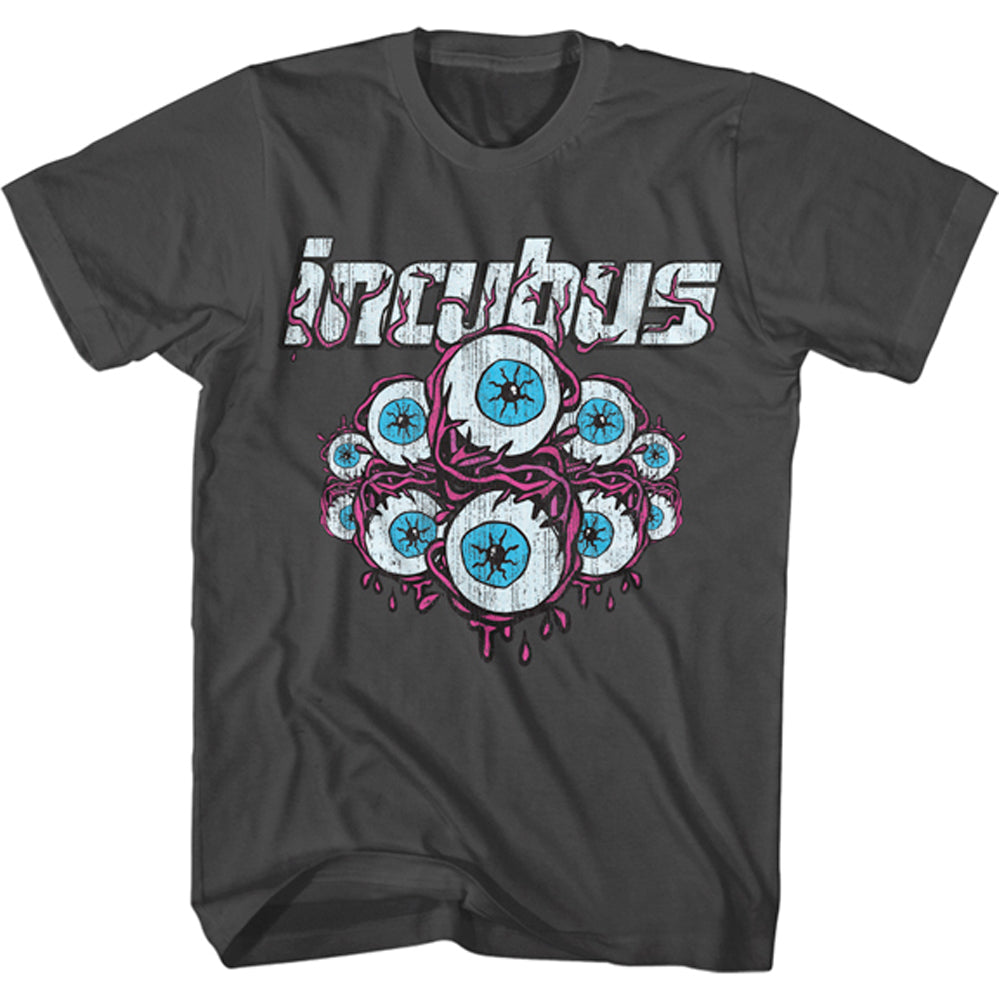 Incubus - Logo and Eyeballs - Smoke  t-shirt