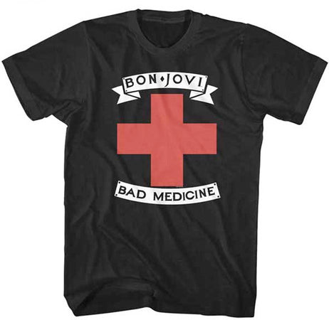 Bon Jovi-Bad Medicine-Black t-shirt