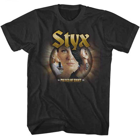 Styx-Pieces Of Eight-Black t-shirt