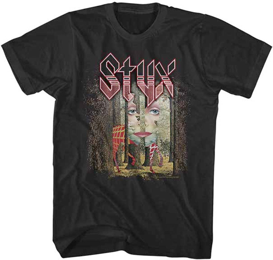 Styx-The Grand Illusion-Black t-shirt