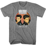 Wham-Fantastic Circle-Graphite Heather  t-shirt