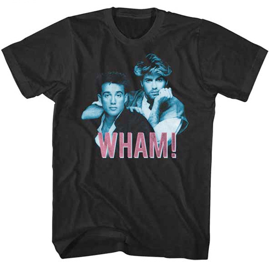 Wham-Blue Pink-Black  t-shirt