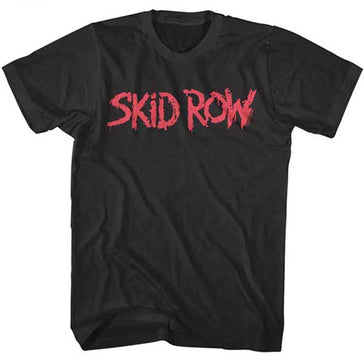 Skid Row - Red Logo - Black t-shirt