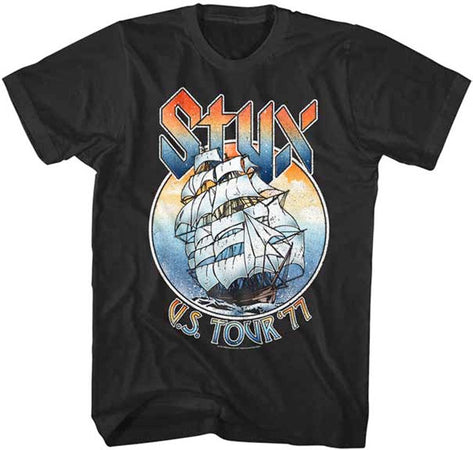 Styx - 77 Tour - Black t-shirt
