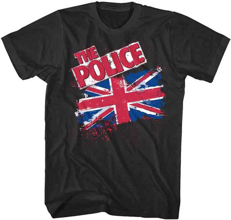 The Police-Union Jack Black t-shirt