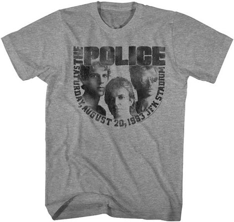 The Police-43332-Graphite Heather t-shirt