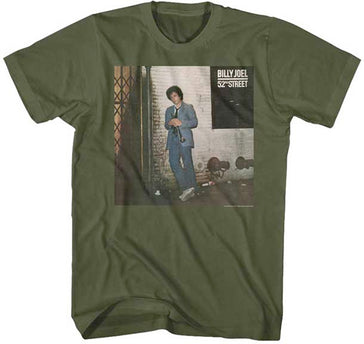 Billy Joel - 52nd Street - Military Green t-shirt