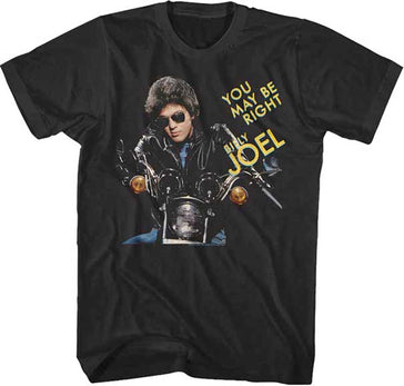 Billy Joel - You Might Be Right - Black t-shirt
