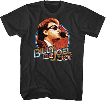 Billy Joel - Big Shot - Black t-shirt
