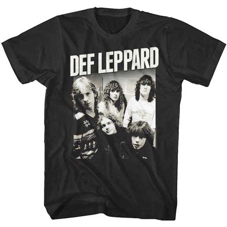 Def Leppard - Early Group - Black t-shirt