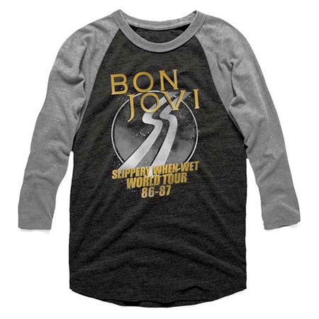 Bon Jovi - World Tour - Raglan Baseball Jersey t-shirt