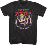 Twisted Sister - Can't Stop Rock - Black t-shirt
