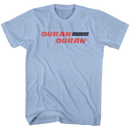 Duran Duran-Logo - Light Blue Heather t-shirt