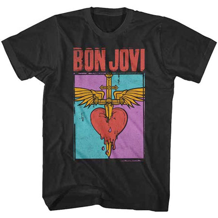 Bon Jovi - Heart and Dagger - Black t-shirt