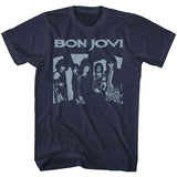 Bon Jovi - Blue Bon Jovi - Navy t-shirt