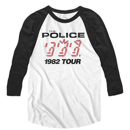 The Police - Logo Tour 1982 - Raglan Baseball Jersey t-shirt