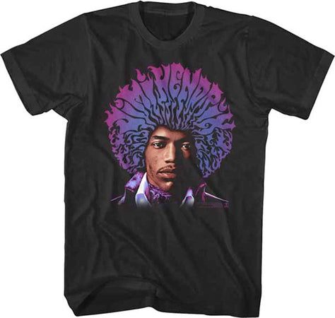 Jimi Hendrix - Name Fro - Black  t-shirt