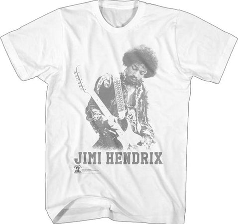 Jimi Hendrix - Ghost Jimi - White  t-shirt