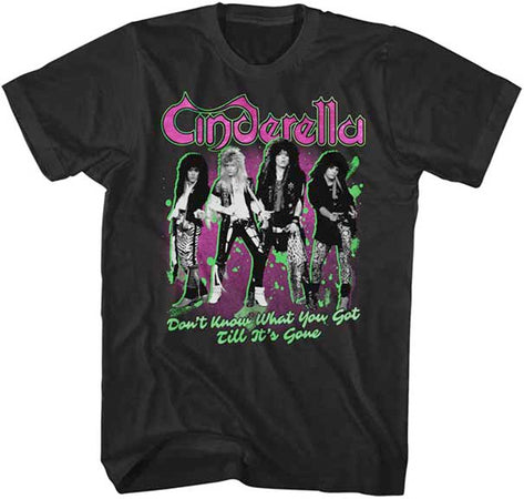 Cinderella - Till It's Gone - Black t-shirt