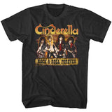 Cinderella - Dudes Forever - Black t-shirt