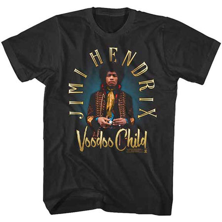 Jimi Hendrix - New Voodoo Child - Black  t-shirt