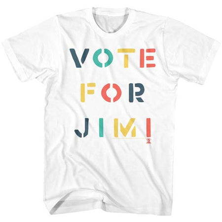 Jimi Hendrix - Vote For Jimi - White  t-shirt