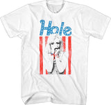 Hole - Flag - White t-shirt