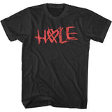Hole - Crossed Heart Logo - Black t-shirt