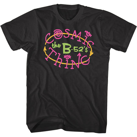 The B-52s - Cosmic Thing - Black t-shirt