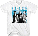 The Go Go's - Group Shot - White t-shirt