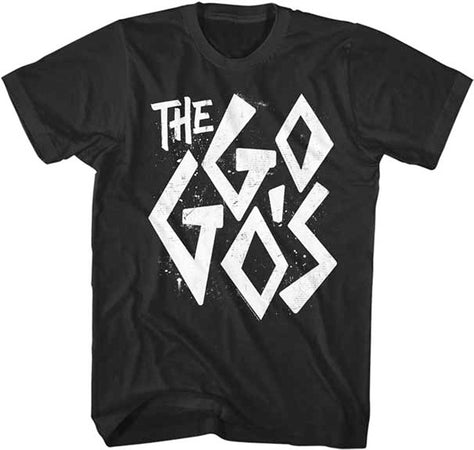 The Go Go's - Distressed Logo - Black t-shirt