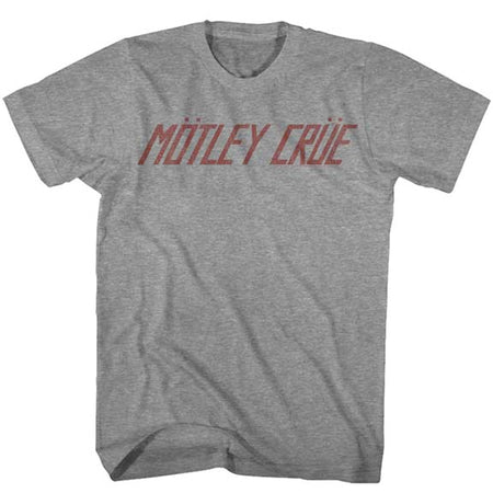 Motley Crue - Logo - Graphite Heather t-shirt