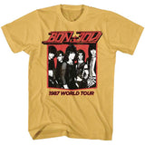 Bon Jovi - 1987 World Tour - Ginger t-shirt