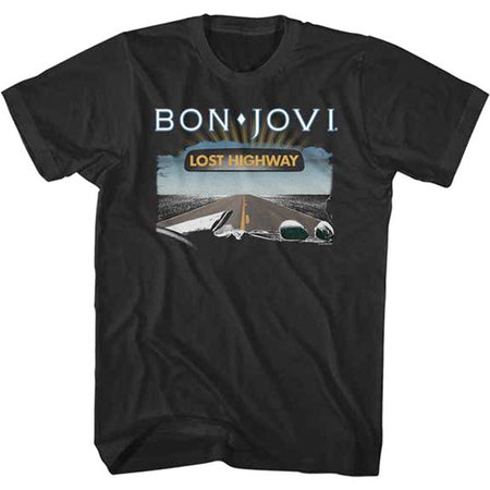 Bon Jovi - Lost Highway - Black t-shirt